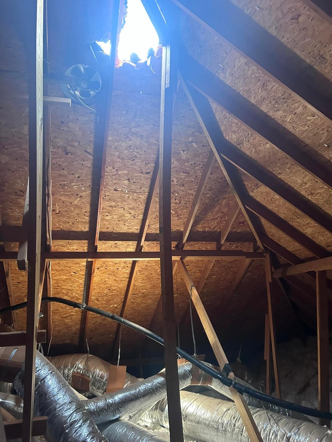 What Happens When Lightning Strikes a Roof?
