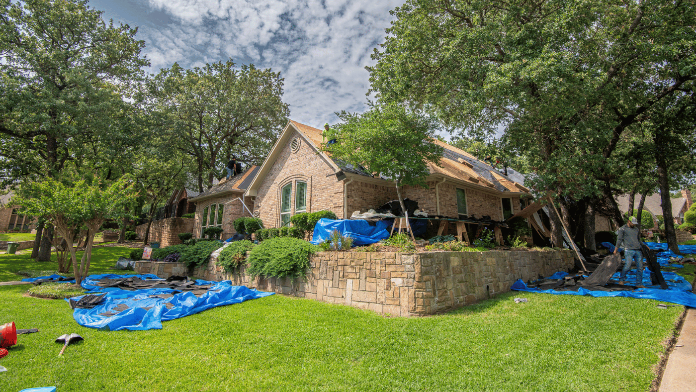 What is a residential roof replacement?